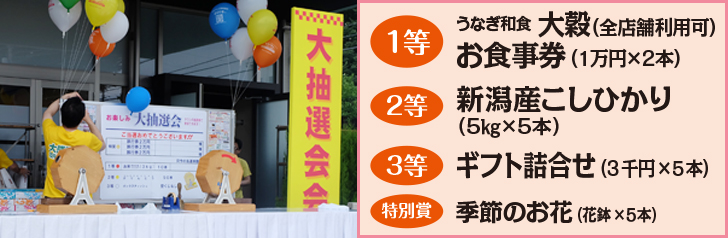ガラポン大抽選会