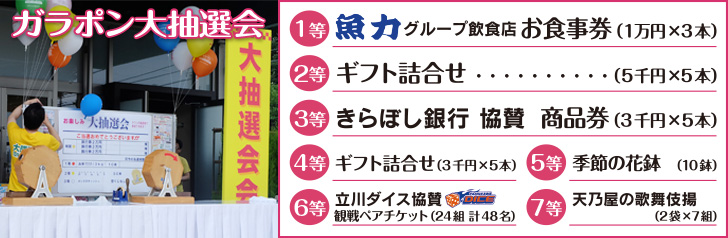 ガラポン大抽選会